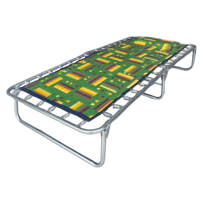 Catre acojinado XL con colchoneta integrada de 2 cm y almohadilla - tamaño extra grande y cómodo.