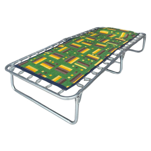 Catre acojinado XL con colchoneta integrada de 2 cm y almohadilla - tamaño extra grande y cómodo.