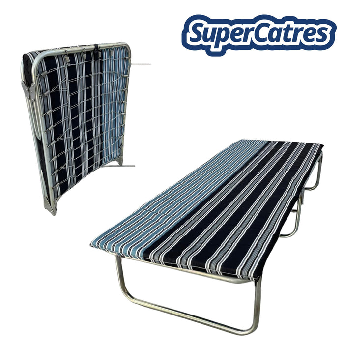 Catre Camastro Plus plegable con colchoneta de hule espuma de 4 cm SuperCatres - práctico y versátil.