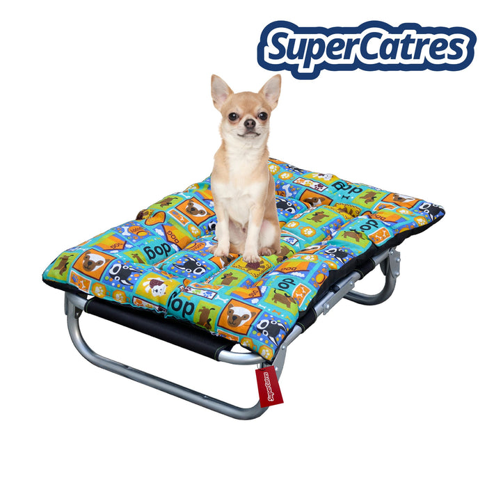 Catre Pequeño para Mascotas con perro pequeño, ideal para descanso.