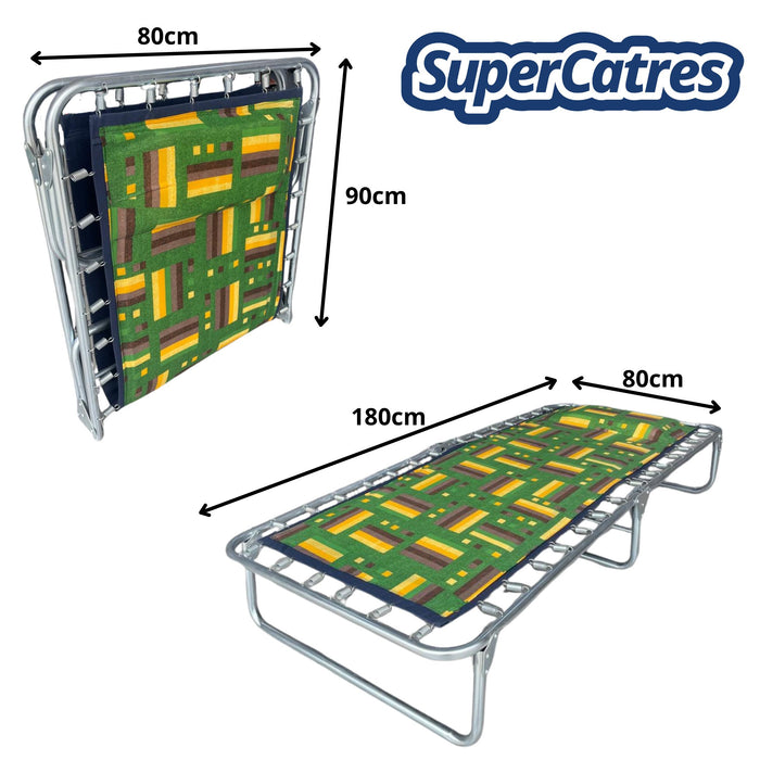 Dimensiones del catre acojinado XL con colchoneta de 2 cm - 180 x 80 x 30 cm.